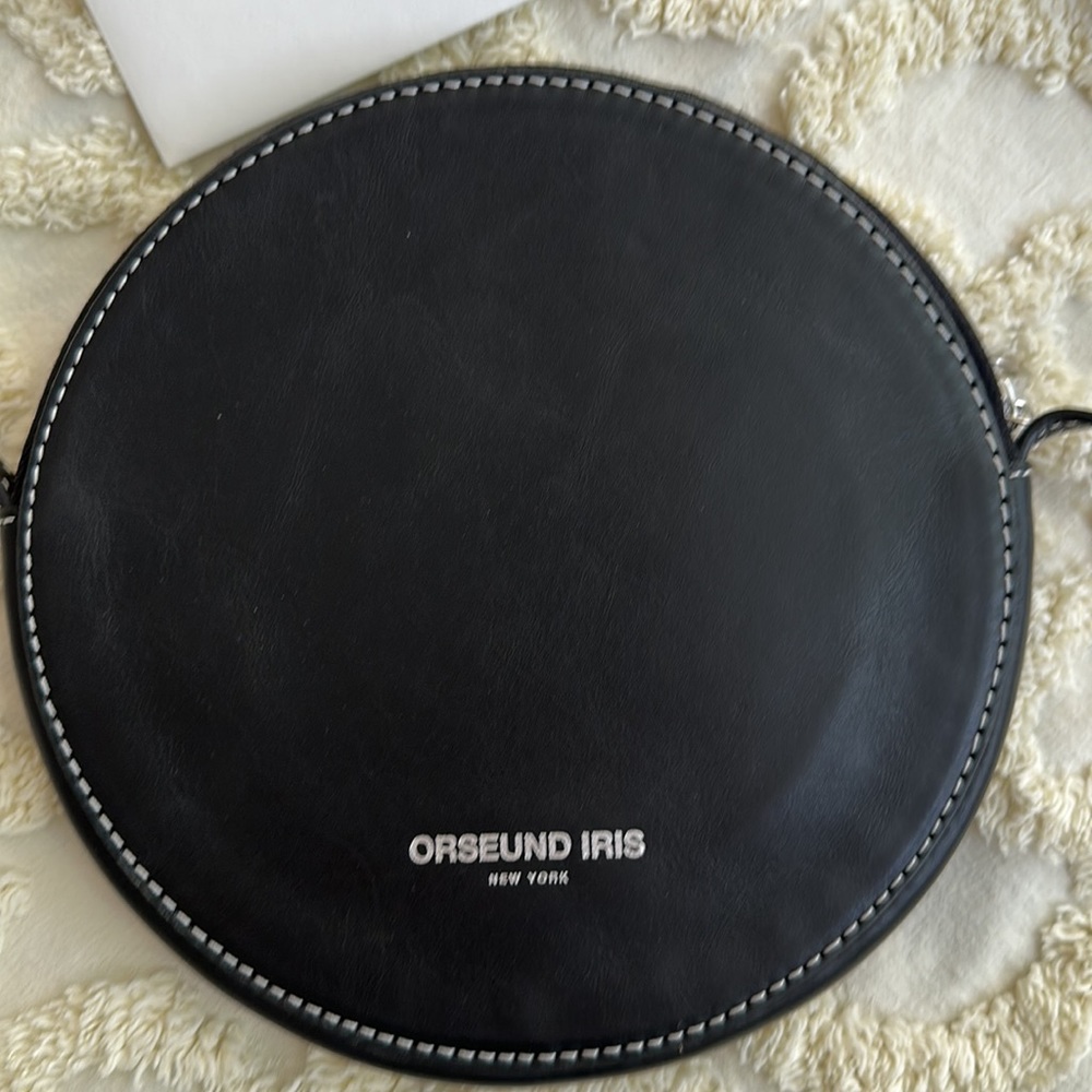 Orseund Iris Leather Circle Crossbody Bag
